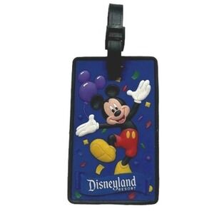 NIP Disneyland Resort Mickey Mouse 3D Luggage ID Tag Walt Disney Travel Company